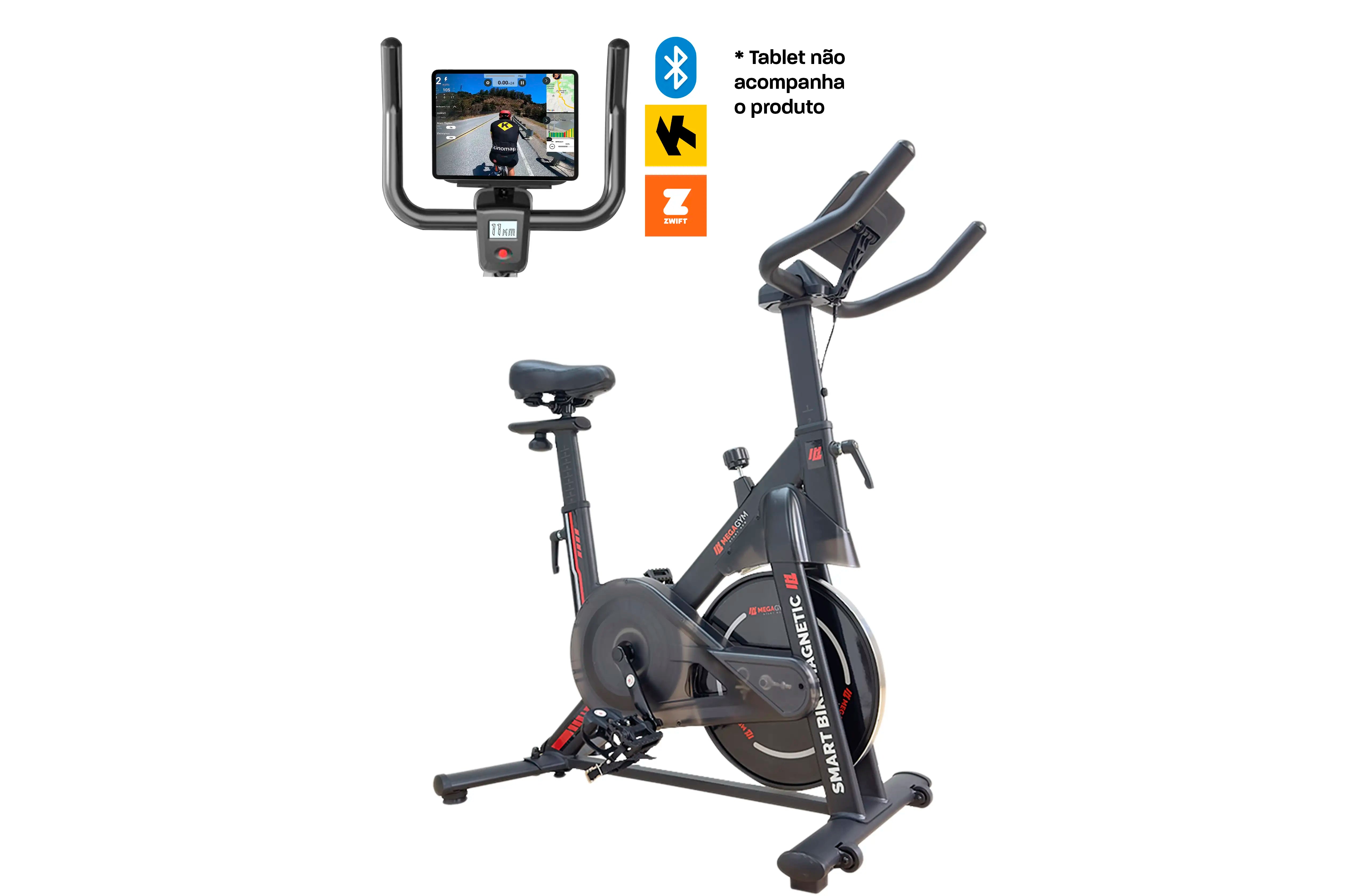 Conectando sua Bike Smart Magnetic MegaGym aos Aplicativos Kinomap e Zwift
