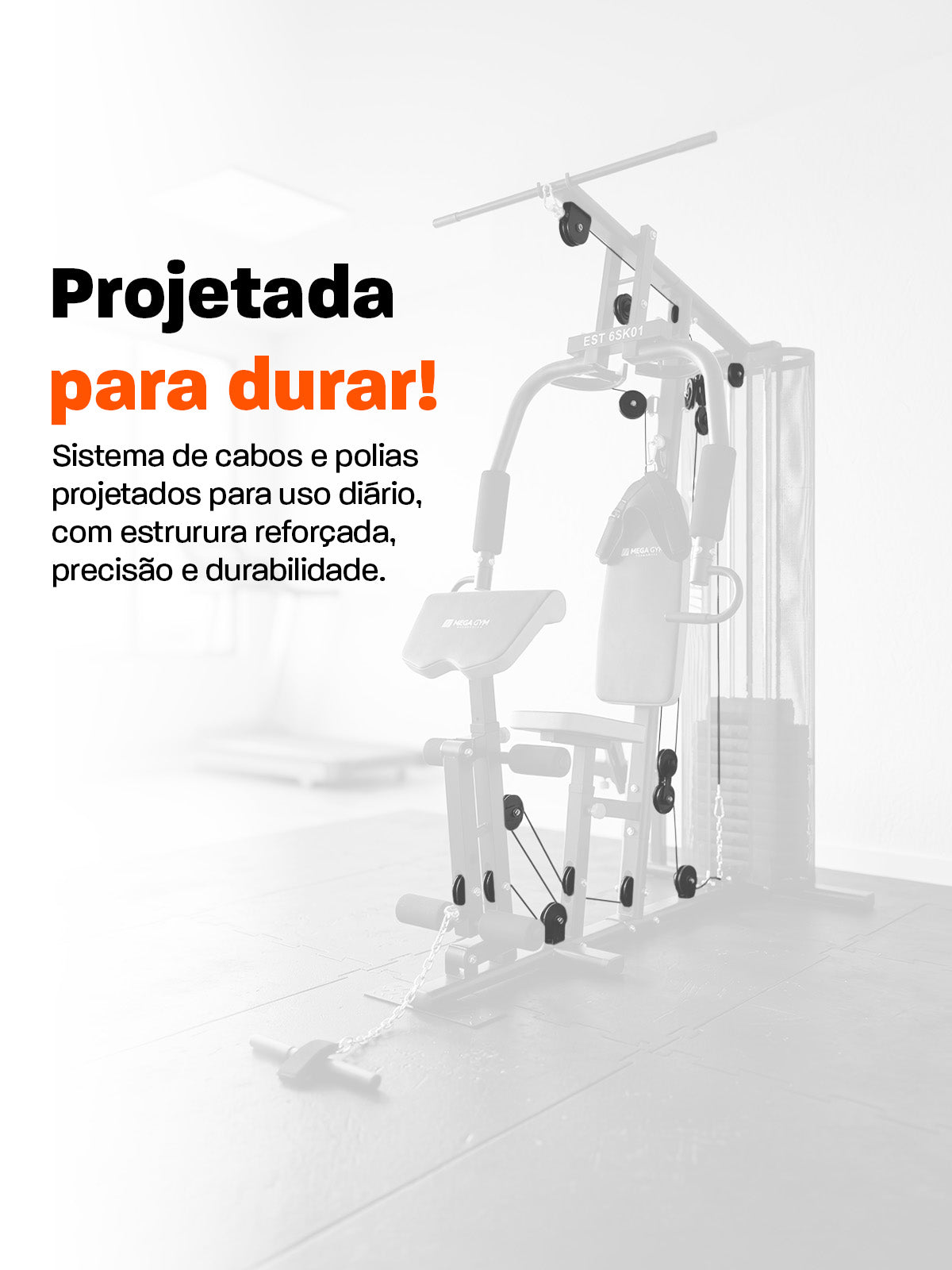 Estação de Musculação Multifuncional UrbanFit 65k - MegaGym