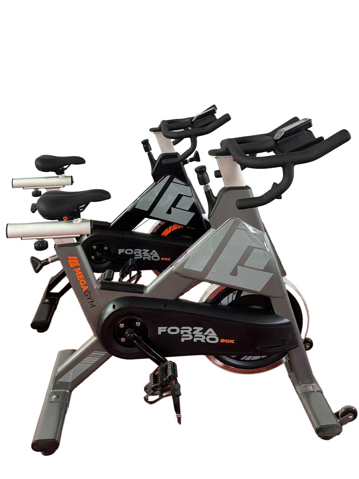 Bike Profissional Magnética Forza Pro 20K | Com Monitor Digital | Resistência Magnética | Disco de Inercia 18Kg | Suporta 170Kg - MegaGym
