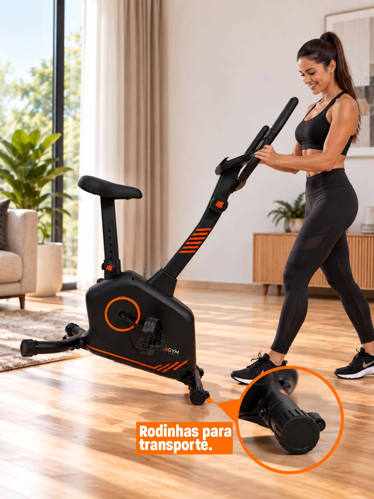 Bicicleta Ergométrica Vertical Soft Motion 3000 - MegaGym