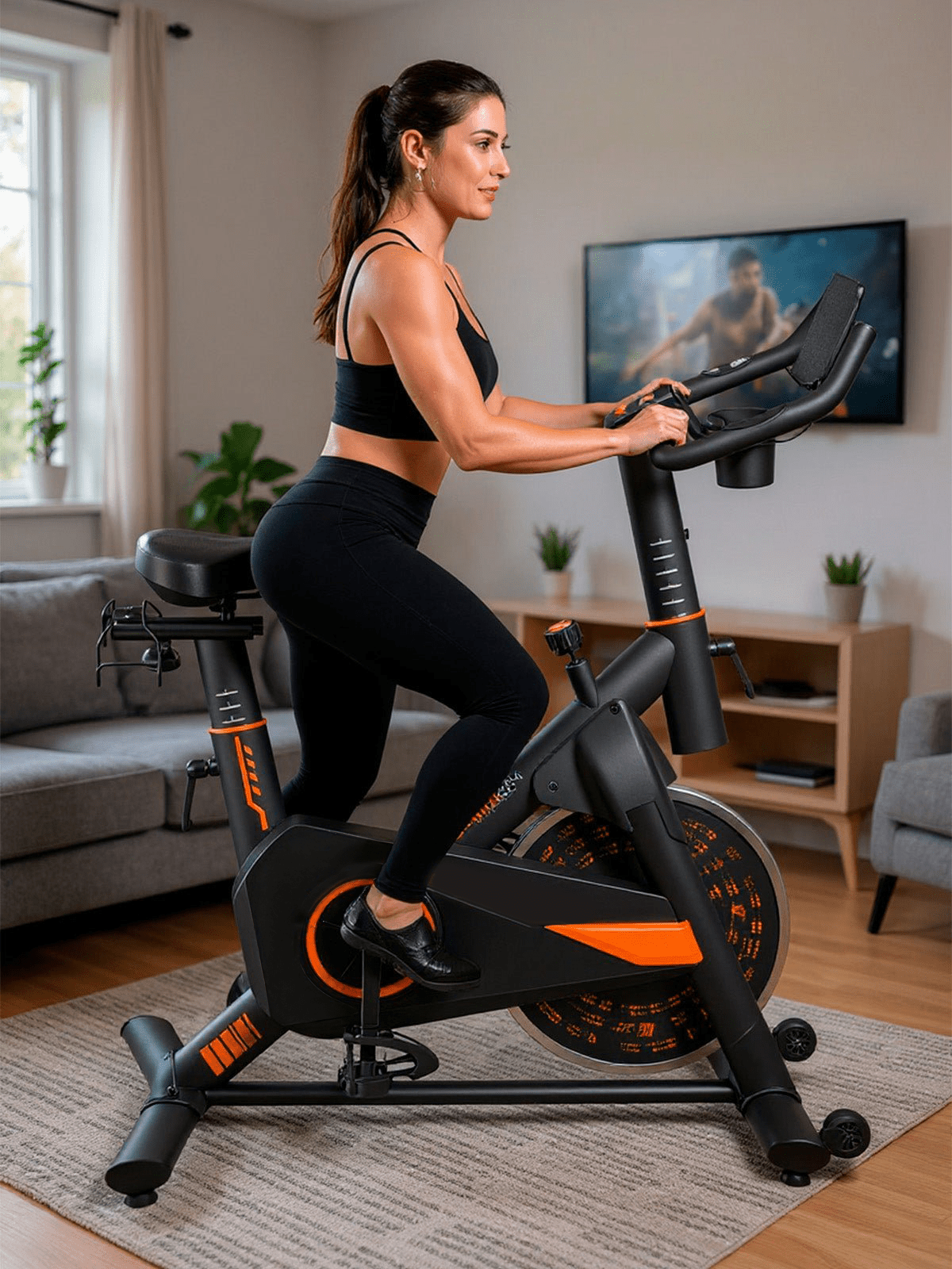 Bike Spinning Smart Magnetic 6K | Resistência Magnética Potente | Banco Ultra Soft | Suporta 160 Kg - MegaGym
