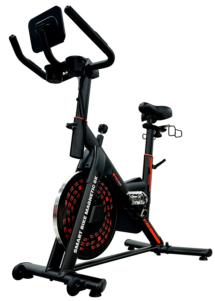 Bicicleta Ergométrica Smart Magnetic 6K | Resistência Magnética Potente | Banco Ultra Soft | Suporta 160 Kg - MegaGym
