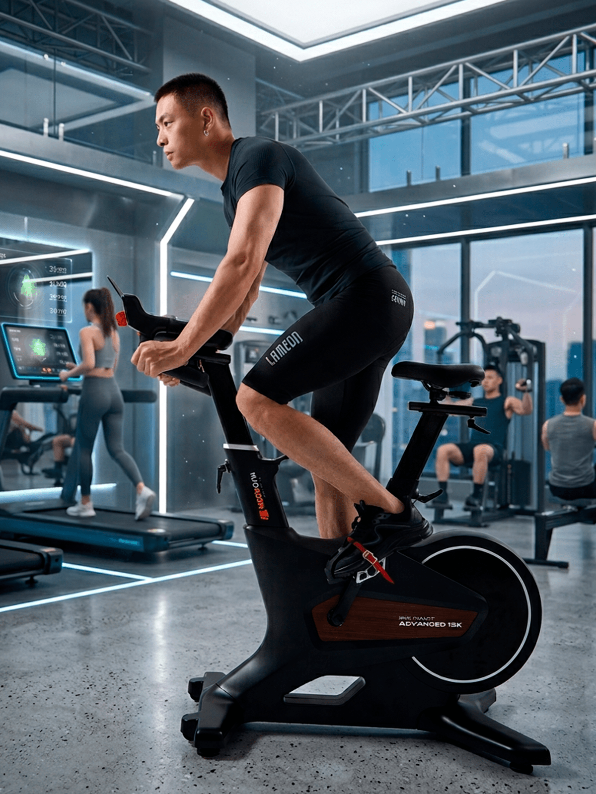 Bike Ergometrica Smart Advanced 13K | Ajuste Automático De Intensidade | Disco De Inercia 13K | Resistência Magnética| Suporta 150 Kg - MegaGym