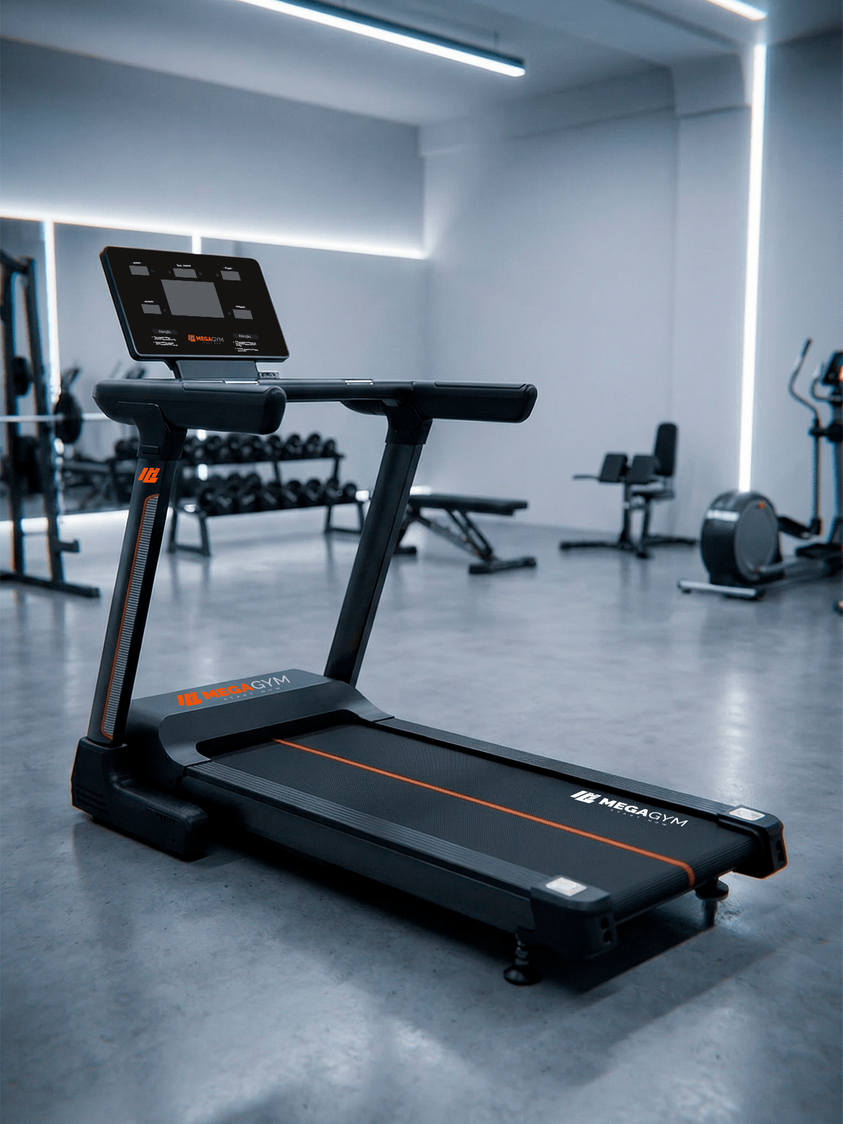 Esteira Ergométrica Elétrica Smart Pace Ultra 20km/h | Motor 5.0 HPP | Bluetooth |Suporta até 160kg | Semi Profissional - MegaGym