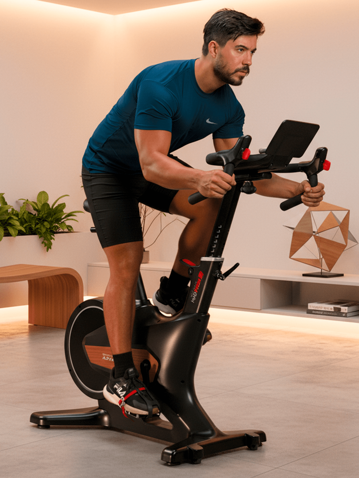 Bike Ergometrica Smart Advanced 13K | Ajuste Automático De Intensidade | Disco De Inercia 13K | Resistência Magnética| Suporta 150 Kg - MegaGym