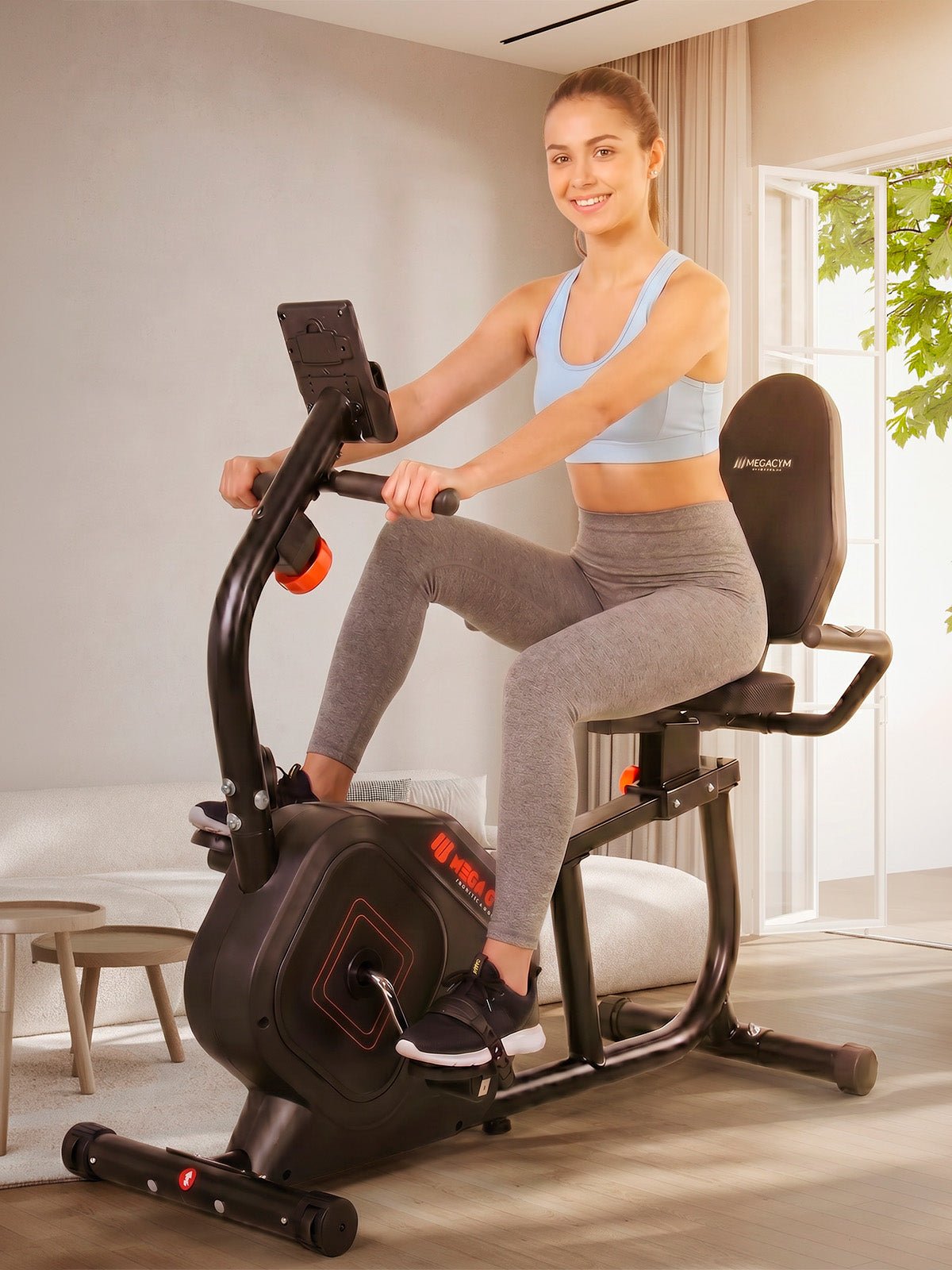 Bike Horizontal Magnética MegaGym Soft Ride 3000 - MegaGym