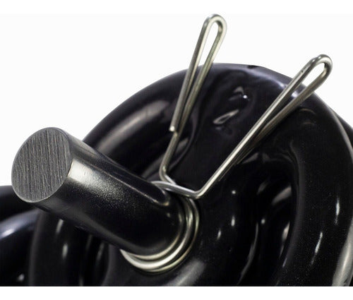Presilha Zincada Para Barra de Musculação E Halteres