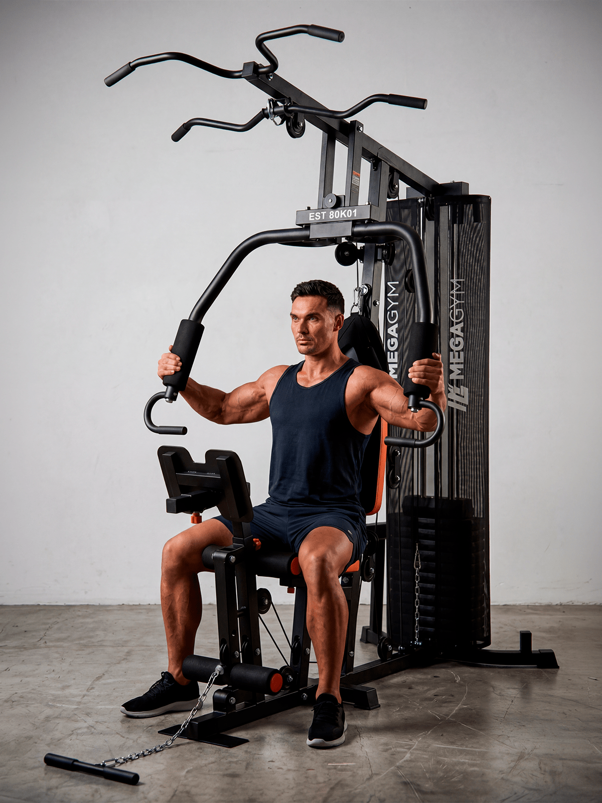 Estação de Musculação Multifuncional UrbanFit 80K - MegaGym