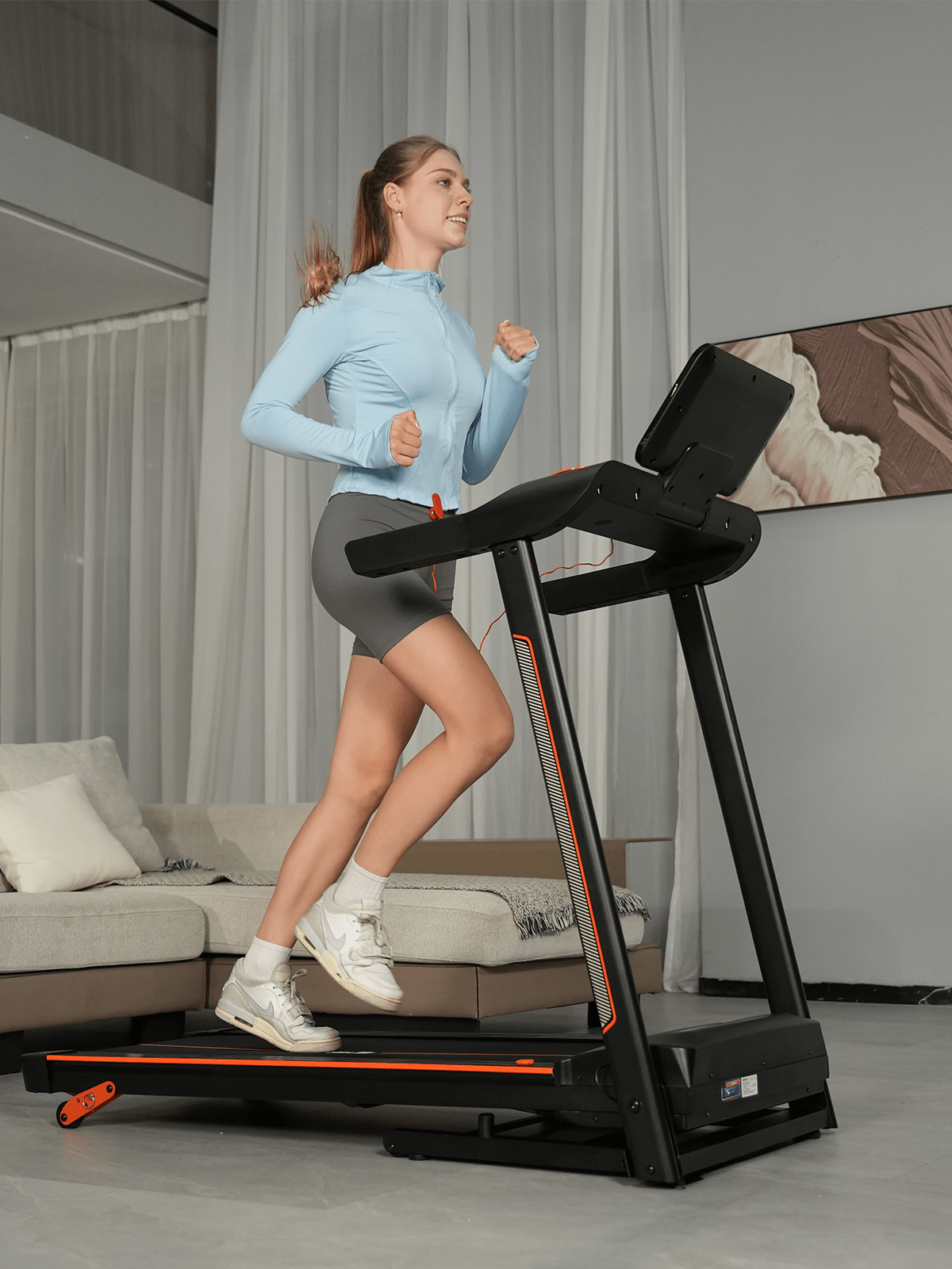 Esteira Ergométrica Elétrica Smart Pace 14km/h | Motor 2.5 HP | Bluetooth |Suporta até 120kg - MegaGym