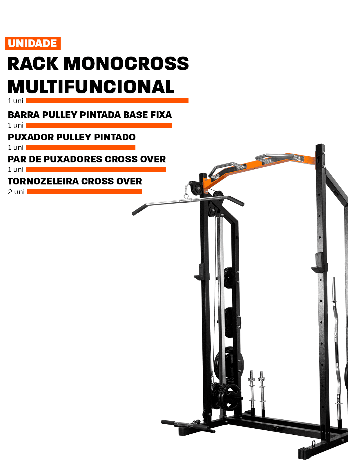 Rack Monocross Multifuncional - MegaGym