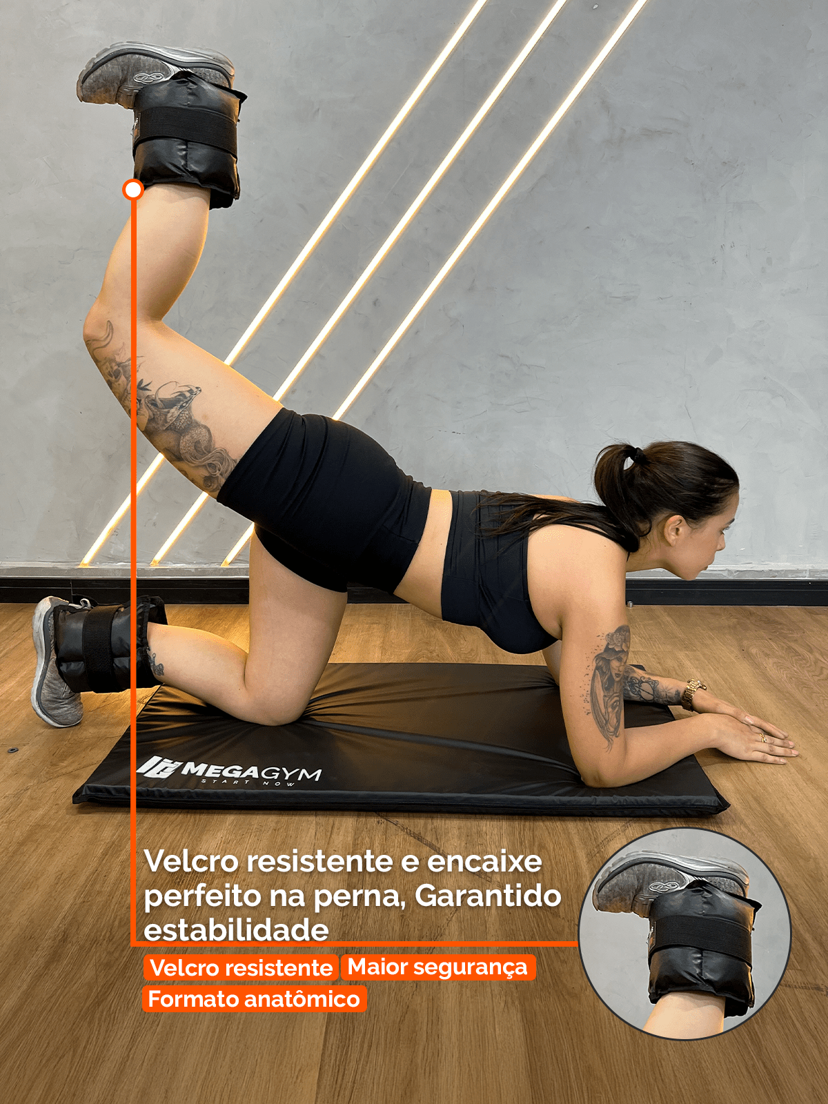 Caneleiras Tornozeleiras De Peso - MegaGym