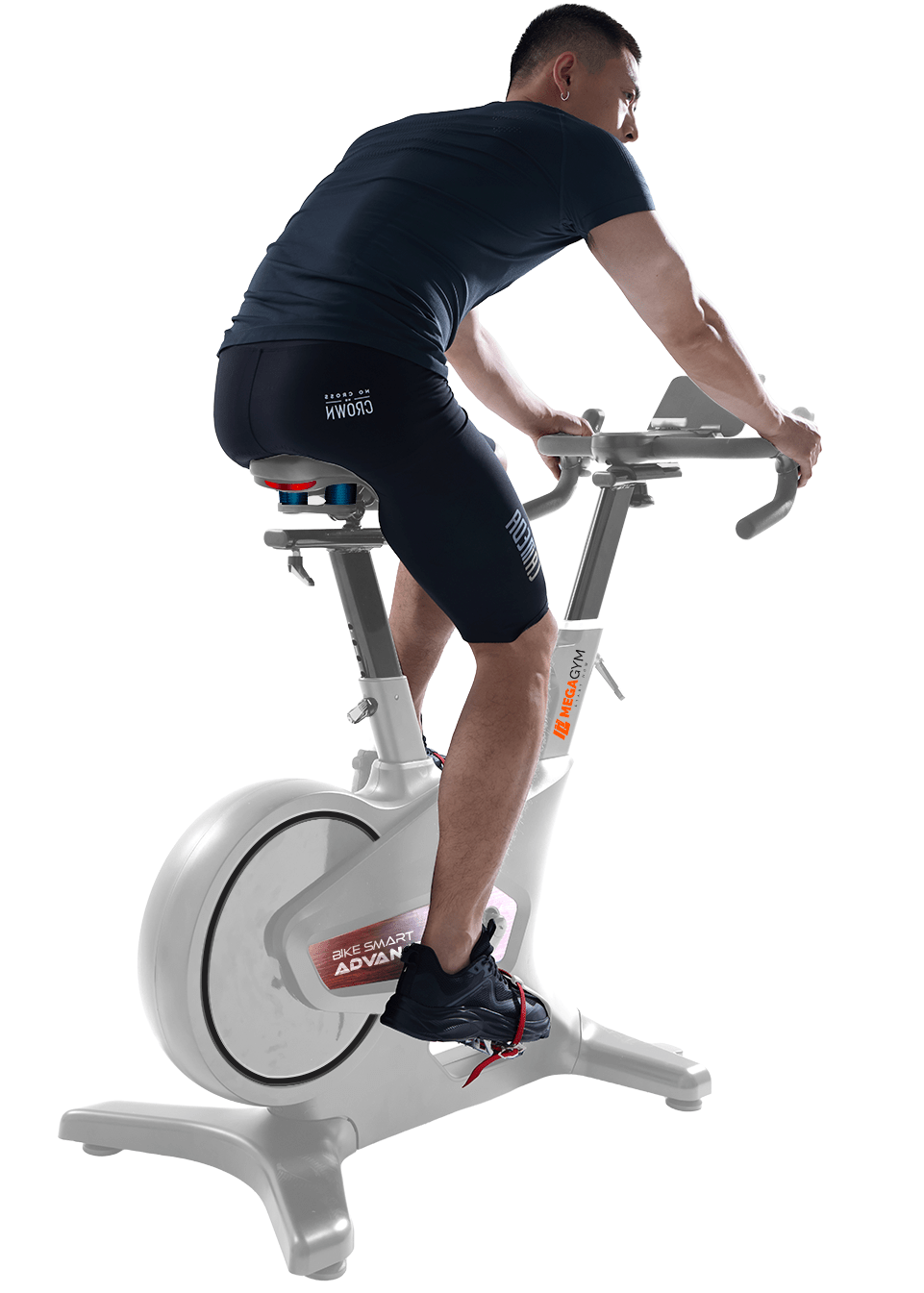 Bike Ergometrica Smart Advanced 13K | Ajuste Automático De Intensidade | Disco De Inercia 13K | Resistência Magnética| Suporta 150 Kg - MegaGym
