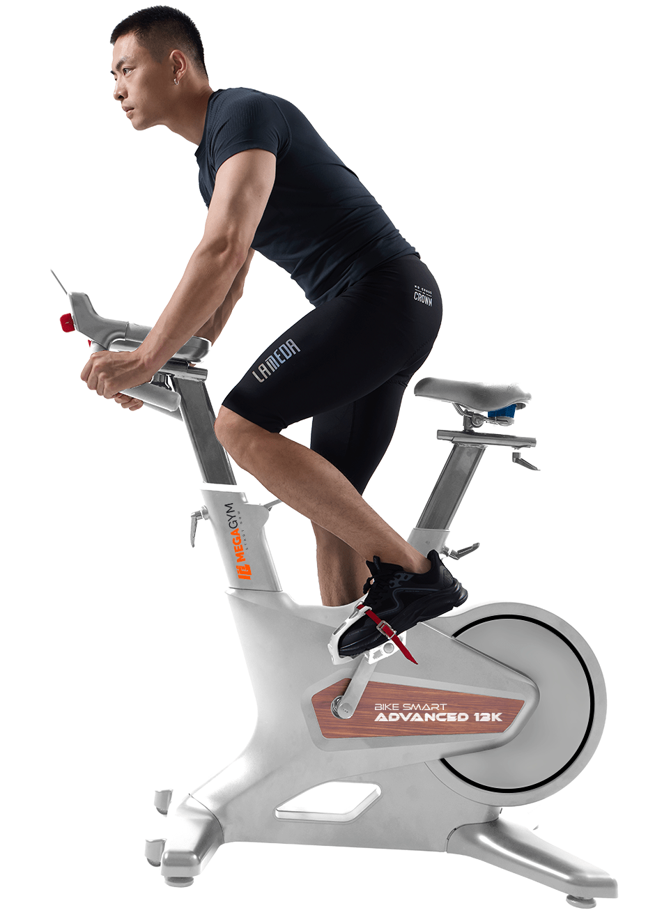 Bike Ergometrica Smart Advanced 13K | Ajuste Automático De Intensidade | Disco De Inercia 13K | Resistência Magnética| Suporta 150 Kg - MegaGym
