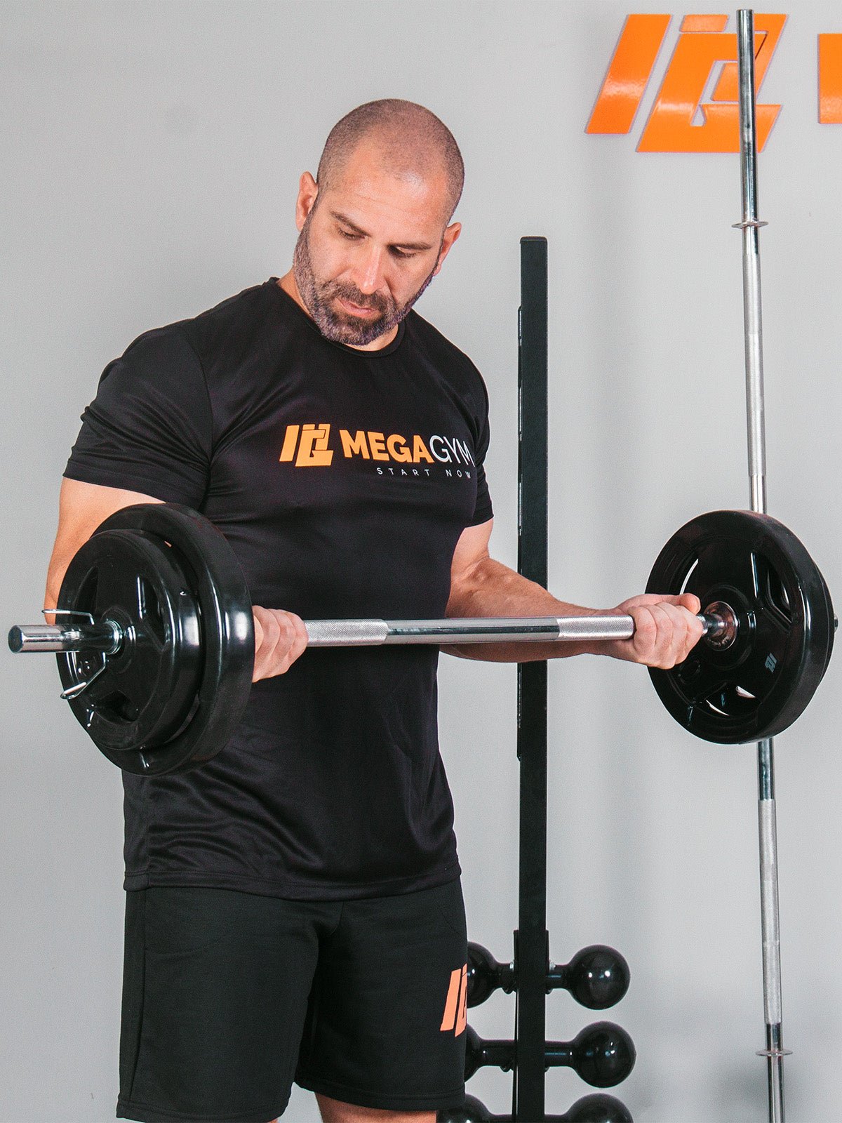 Barra Reta Maciça Cromada 25,40mm - MegaGym