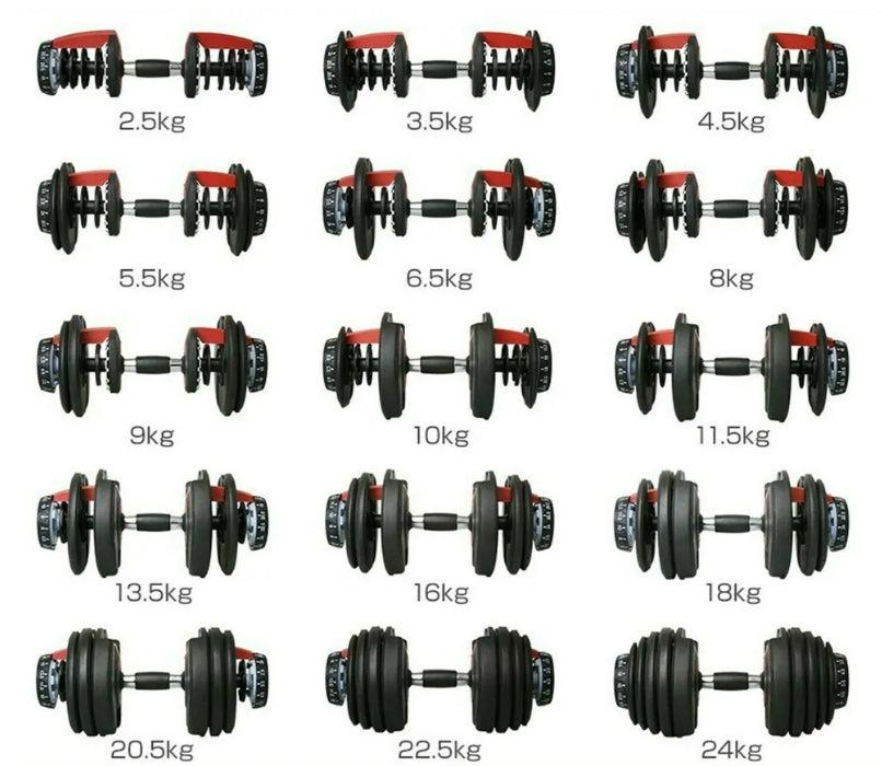 Dumbbell Ajustável 24 kg - MegaGym