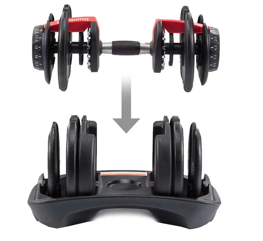 ADJUSTABLE DUMBBELL 24 KG-MEGAGYM