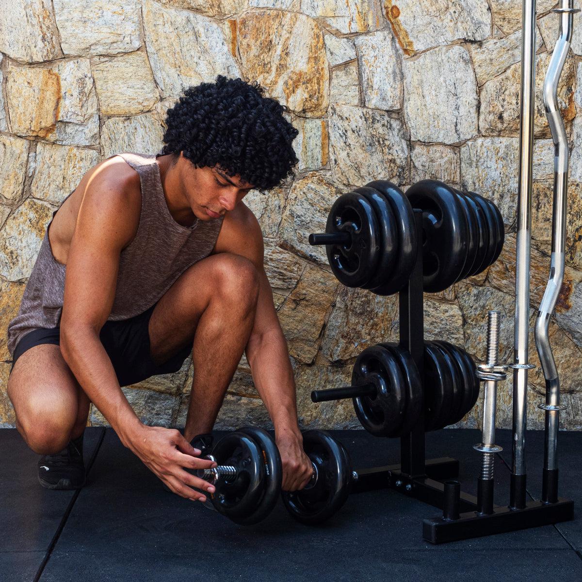 Anilha Emborrachada Furo 31mm - MegaGym