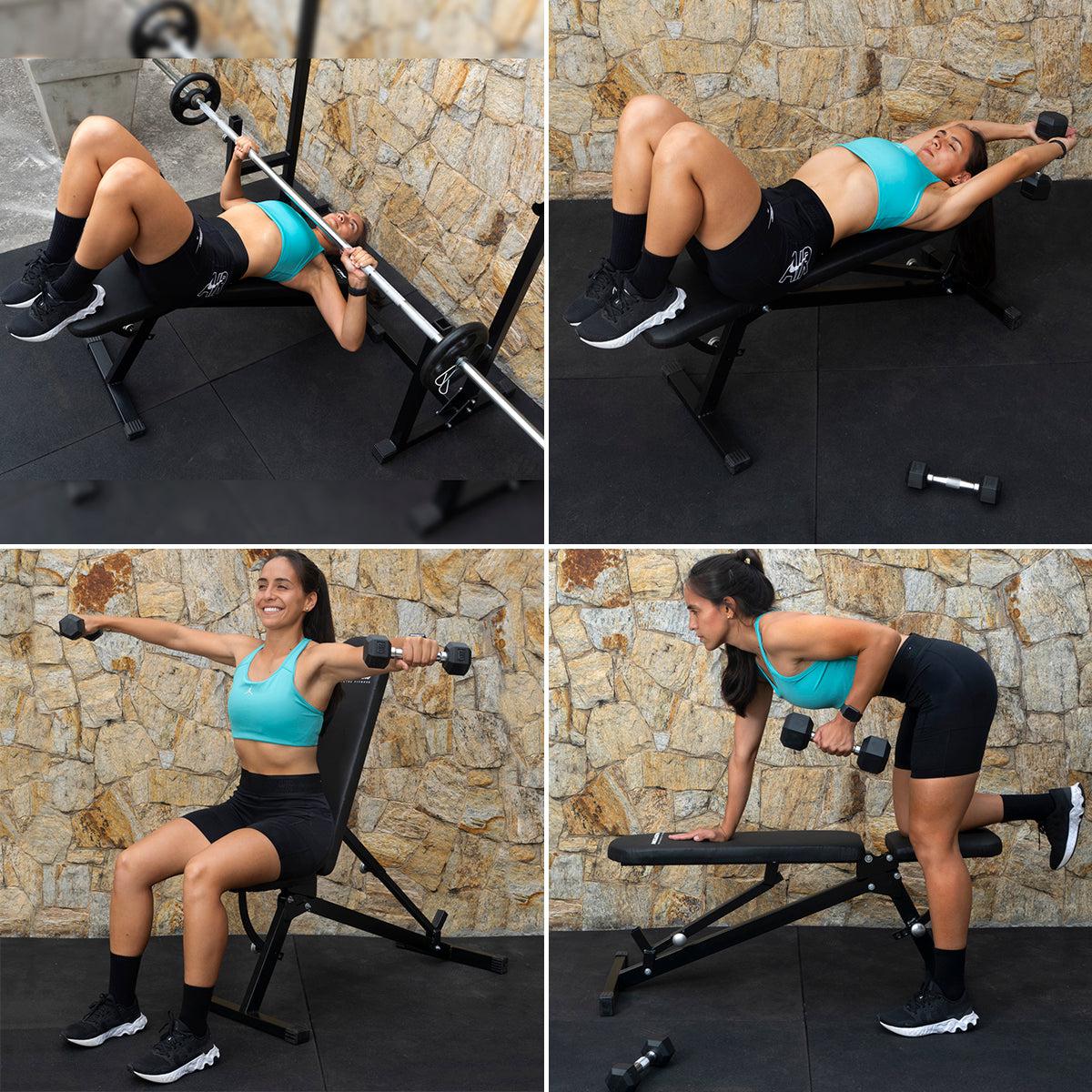 Banco de musculação 6x1 posições - MegaGym