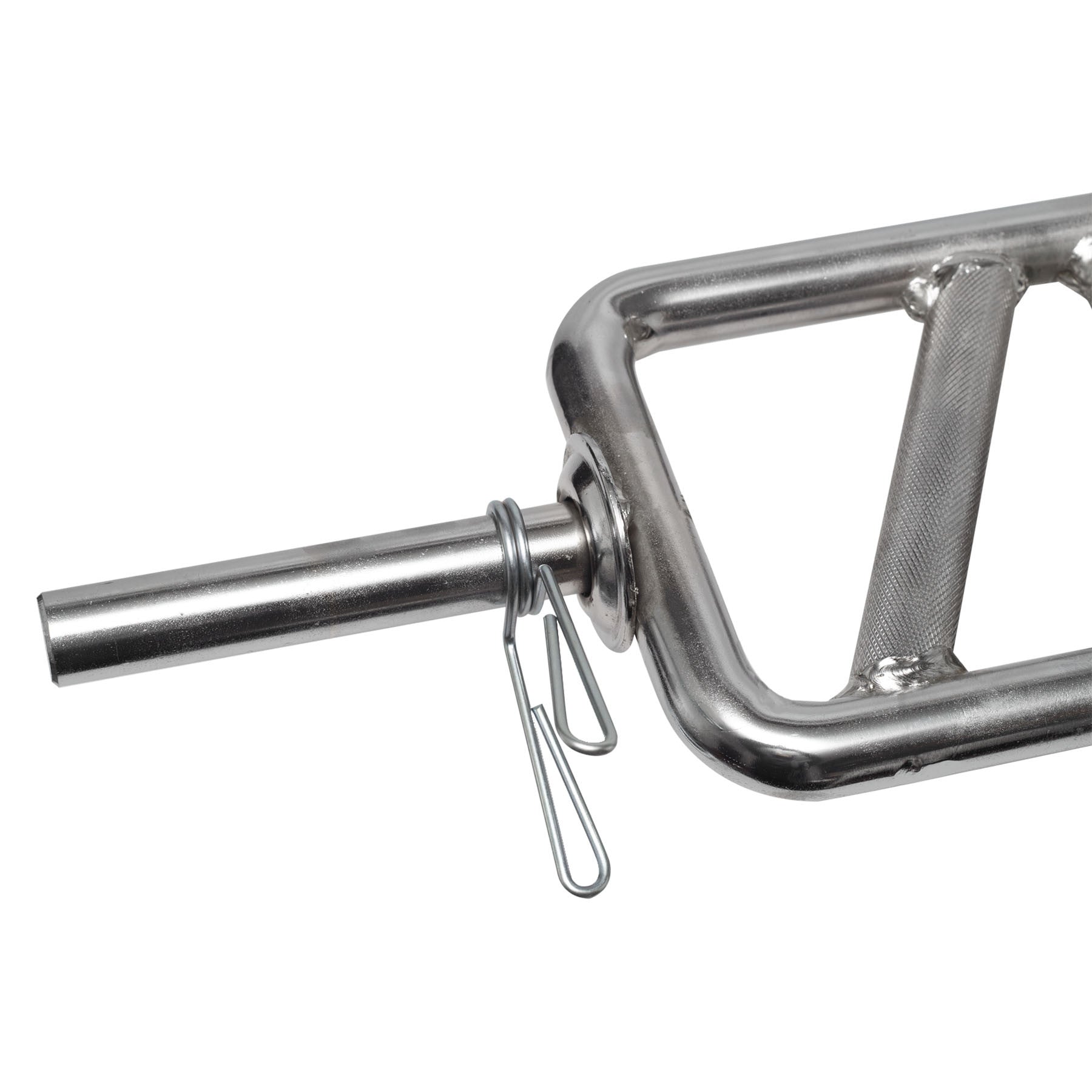 BARRA H MACIÇA C/ PRESILHAS 84CM CROMADA - DIAM. 25,40MM-MEGAGYM