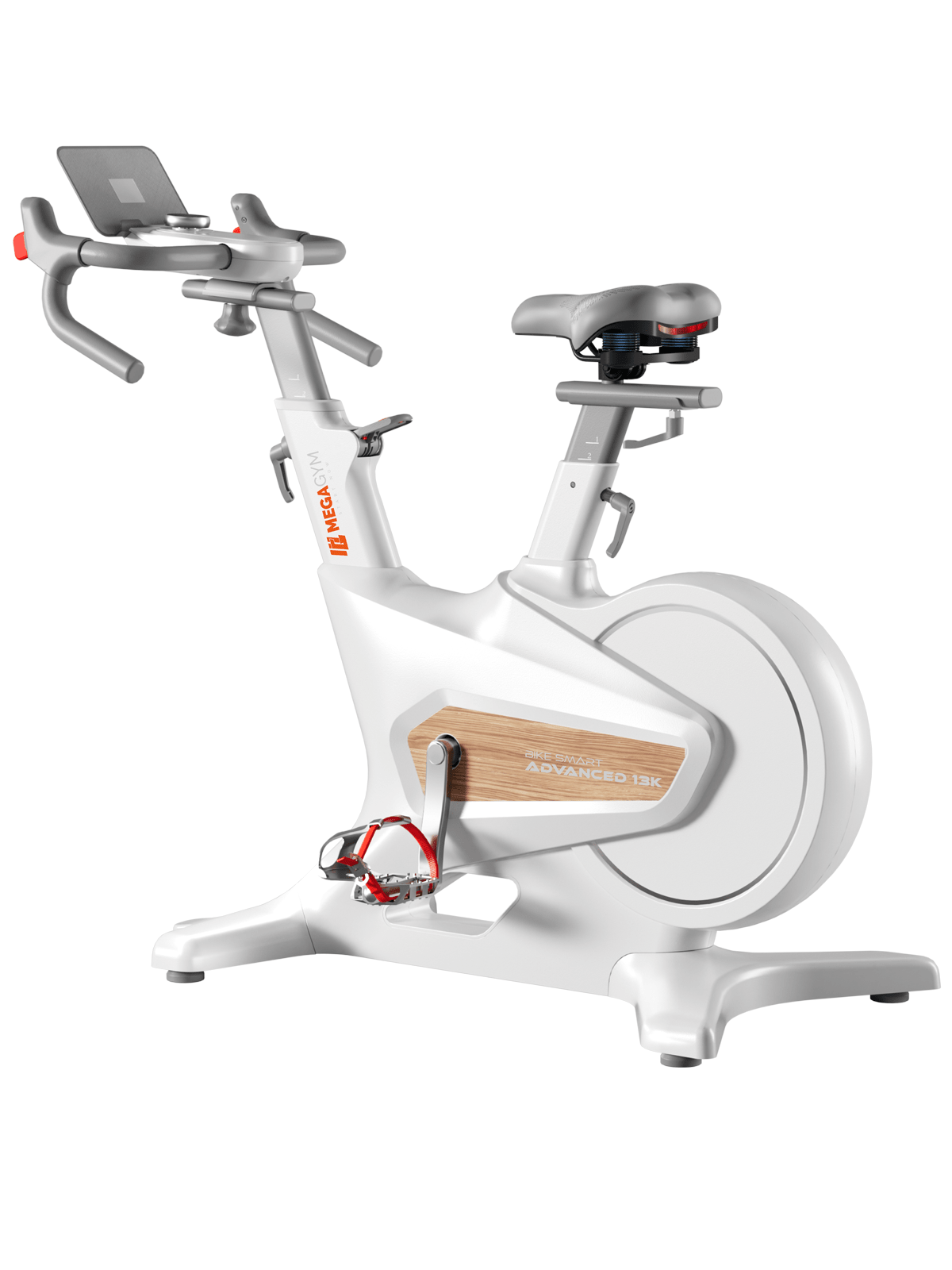 Bike Ergometrica Smart Advanced 13K | Ajuste Automático De Intensidade | Disco De Inercia 13K | Resistência Magnética| Suporta 150 Kg - MegaGym