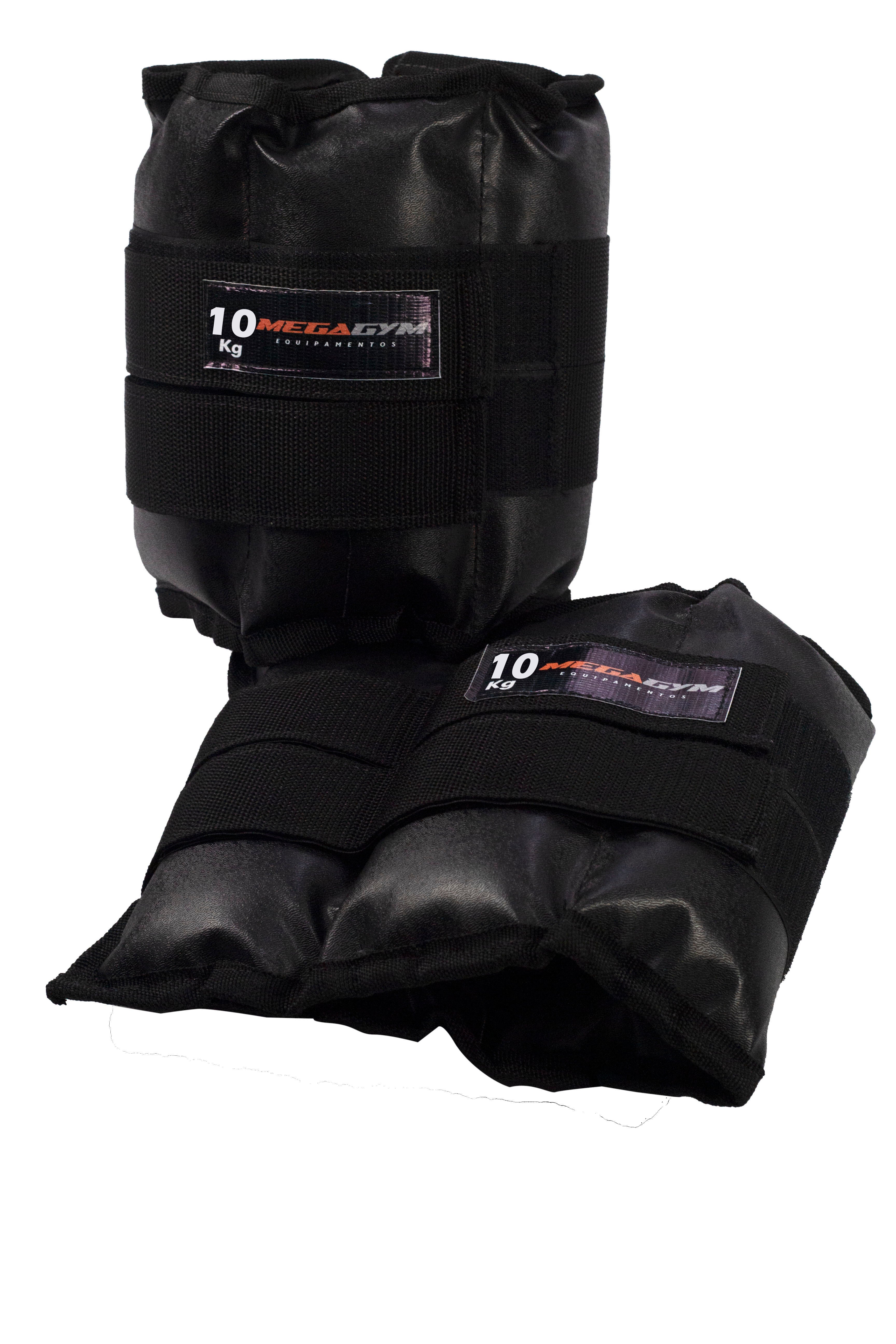 Kit Exercícios Caneleira Tornozeleira + Colchonete De Academia