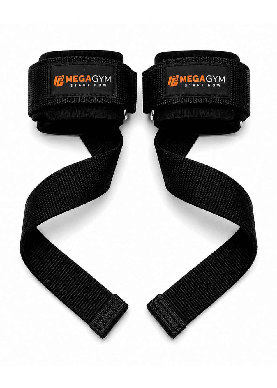 Par Strap Com Munhequeira Profissional De Musculação - MegaGym