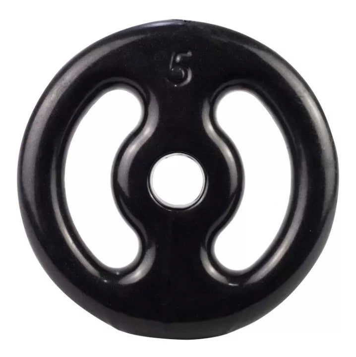 Anilha Emborrachada Furo 31mm - MegaGym