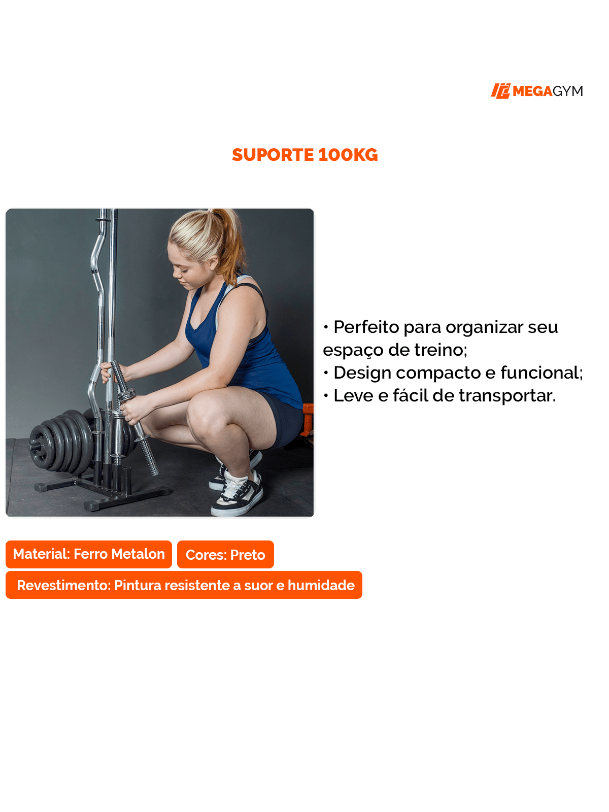 Suporte Expositor De Anilhas Barras E Halteres - MegaGym