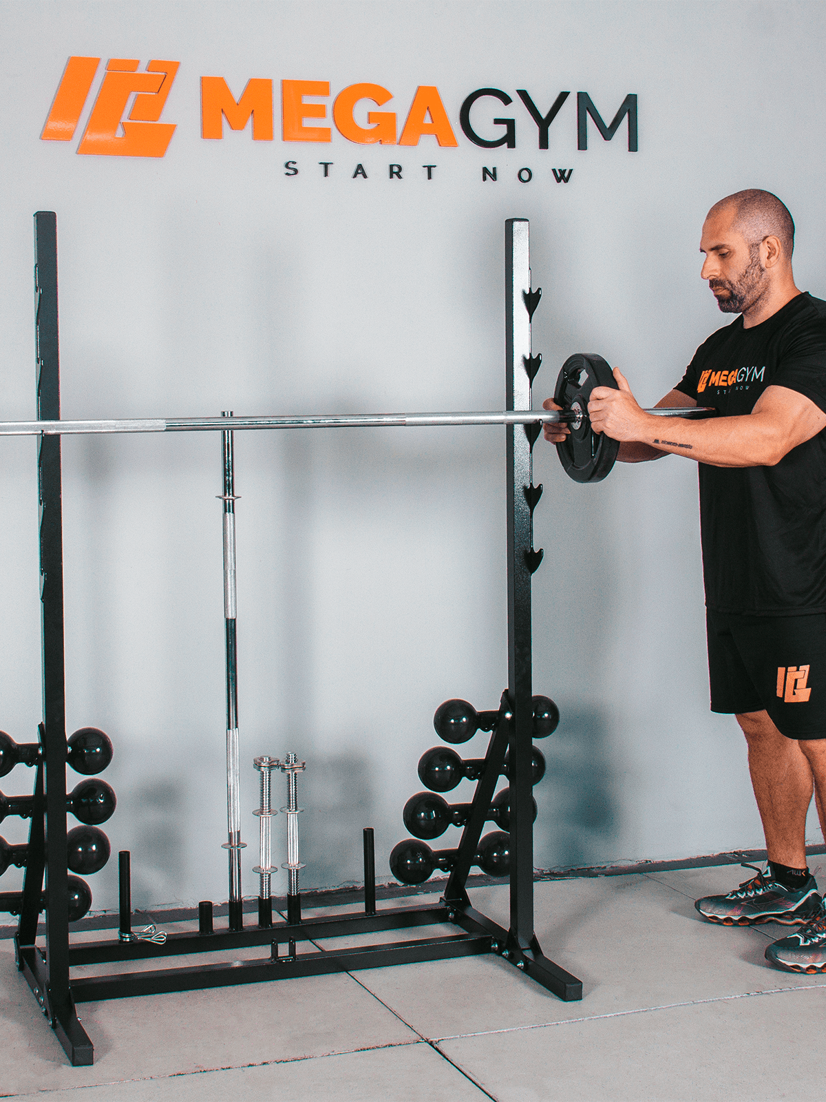 Rack Expositor De Anilhas Barras e Halteres - MegaGym