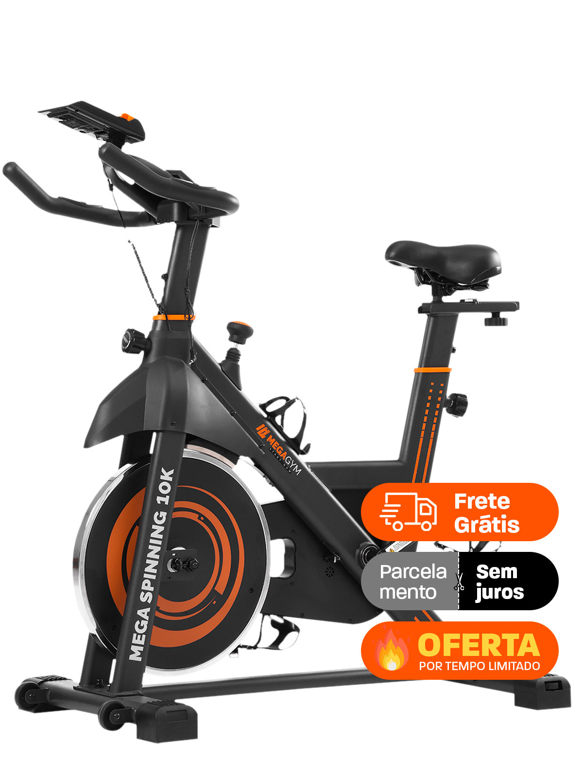 Bicicleta Ergométrica Bike Mega Spinning 10K