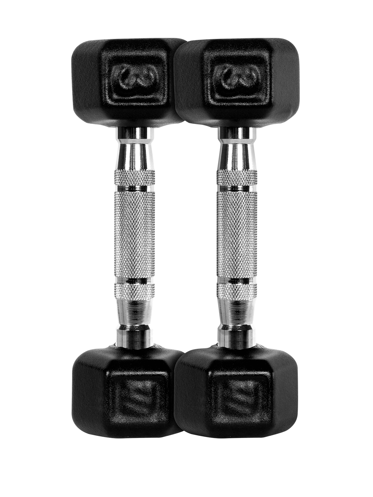 Kit 20 Halteres (10 Pares de 1 a 10 kg) | Dumbbells Texturizados com Pegada Cromada - MegaGym