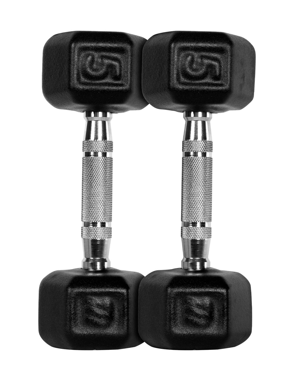 Kit 20 Halteres (10 Pares de 1 a 10 kg) | Dumbbells Texturizados com Pegada Cromada