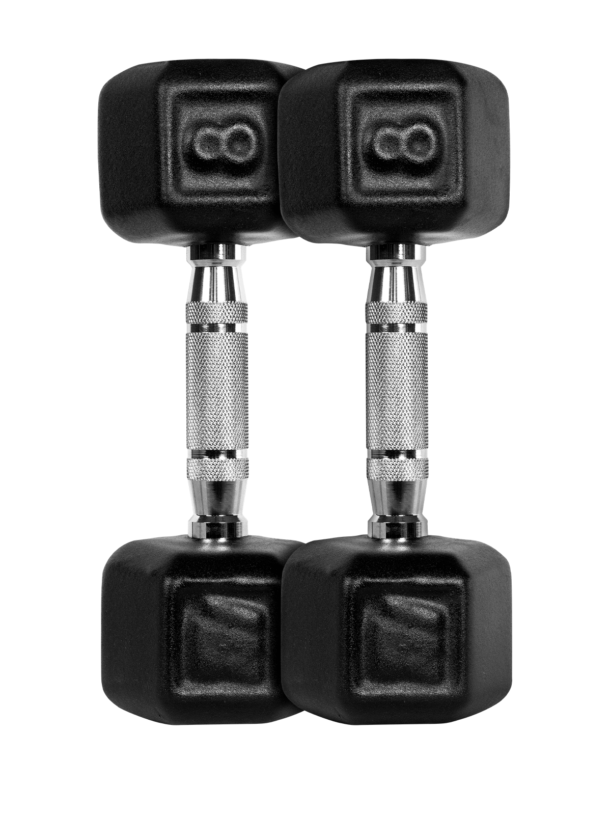 Kit 20 Halteres (10 Pares de 1 a 10 kg) | Dumbbells Texturizados com Pegada Cromada - MegaGym