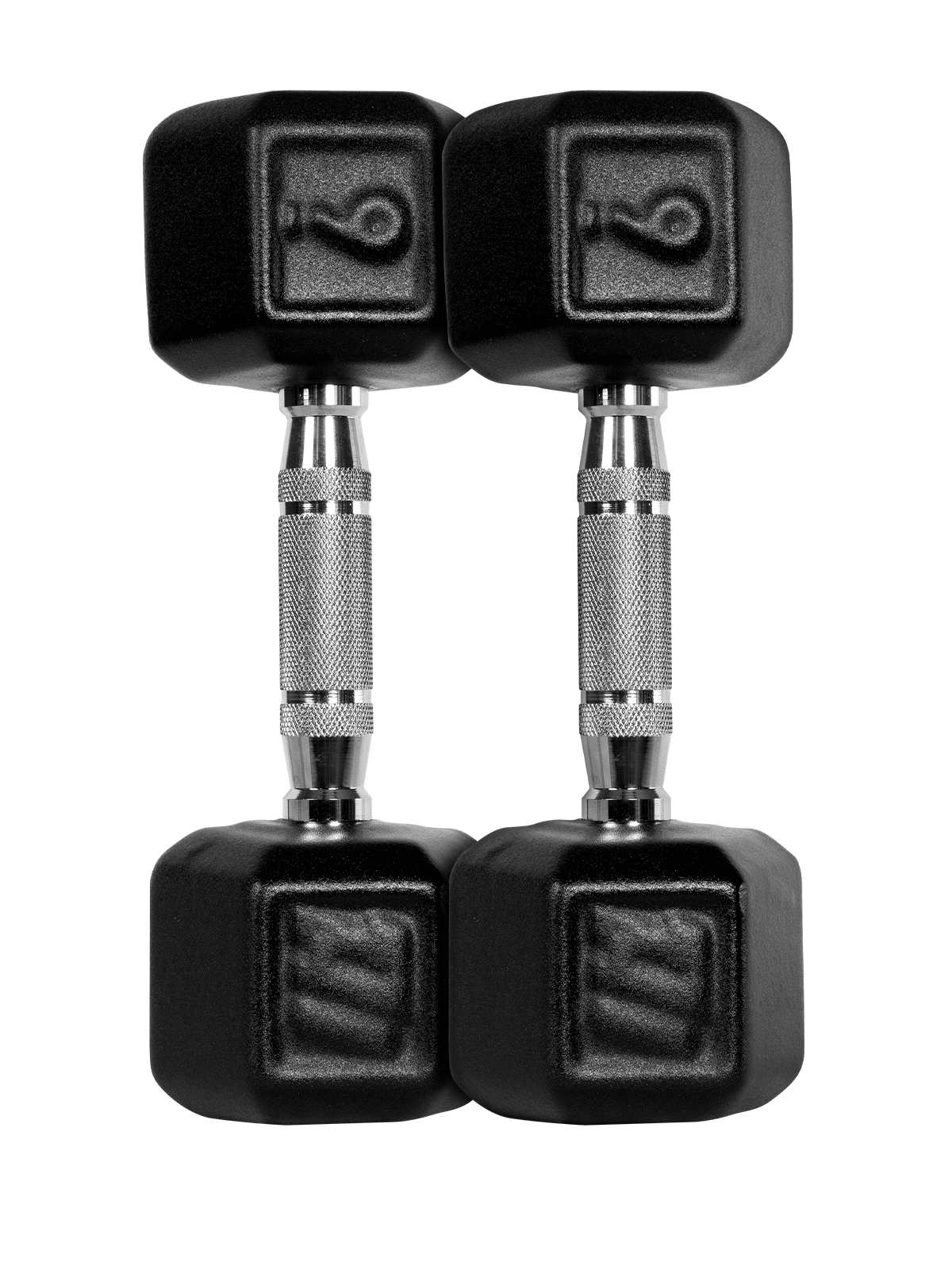 Kit 20 Halteres (10 Pares de 1 a 10 kg) | Dumbbells Texturizados com Pegada Cromada - MegaGym