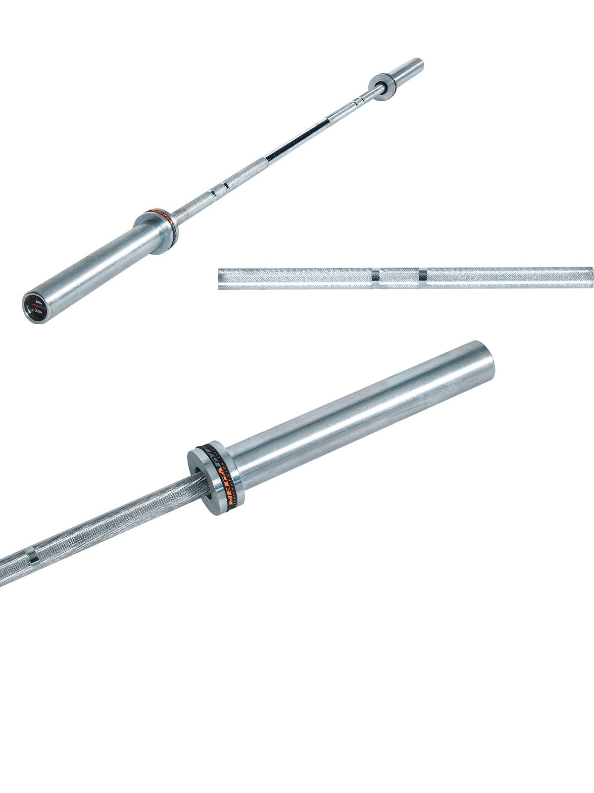 Barra Olímpica Feminina 2,00M Cromada - MegaGym