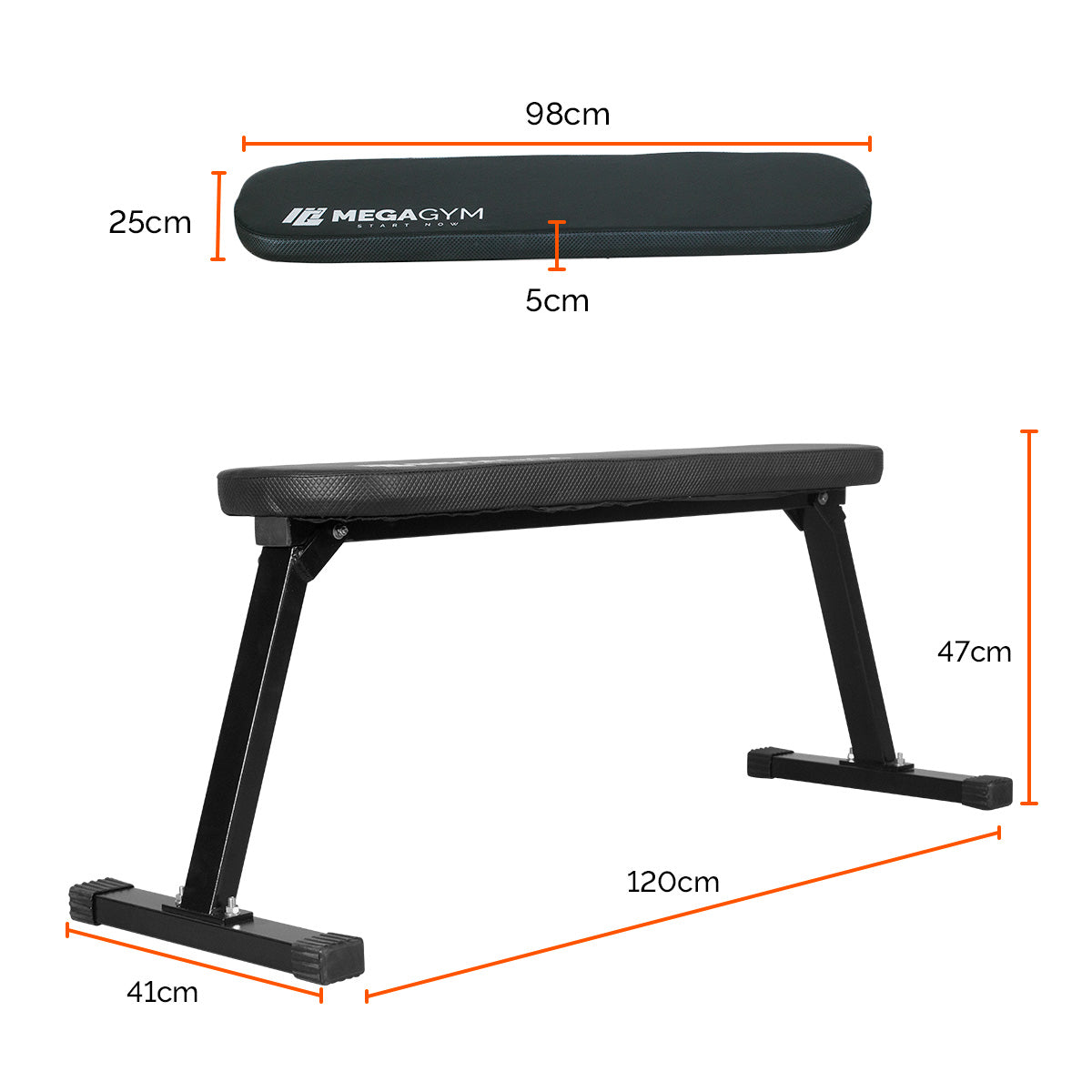 Banco Reto Dobrável
