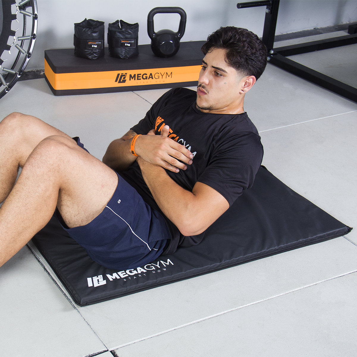 Colchonete De Academia 90x45x2 Para Treino Pilates Funcional