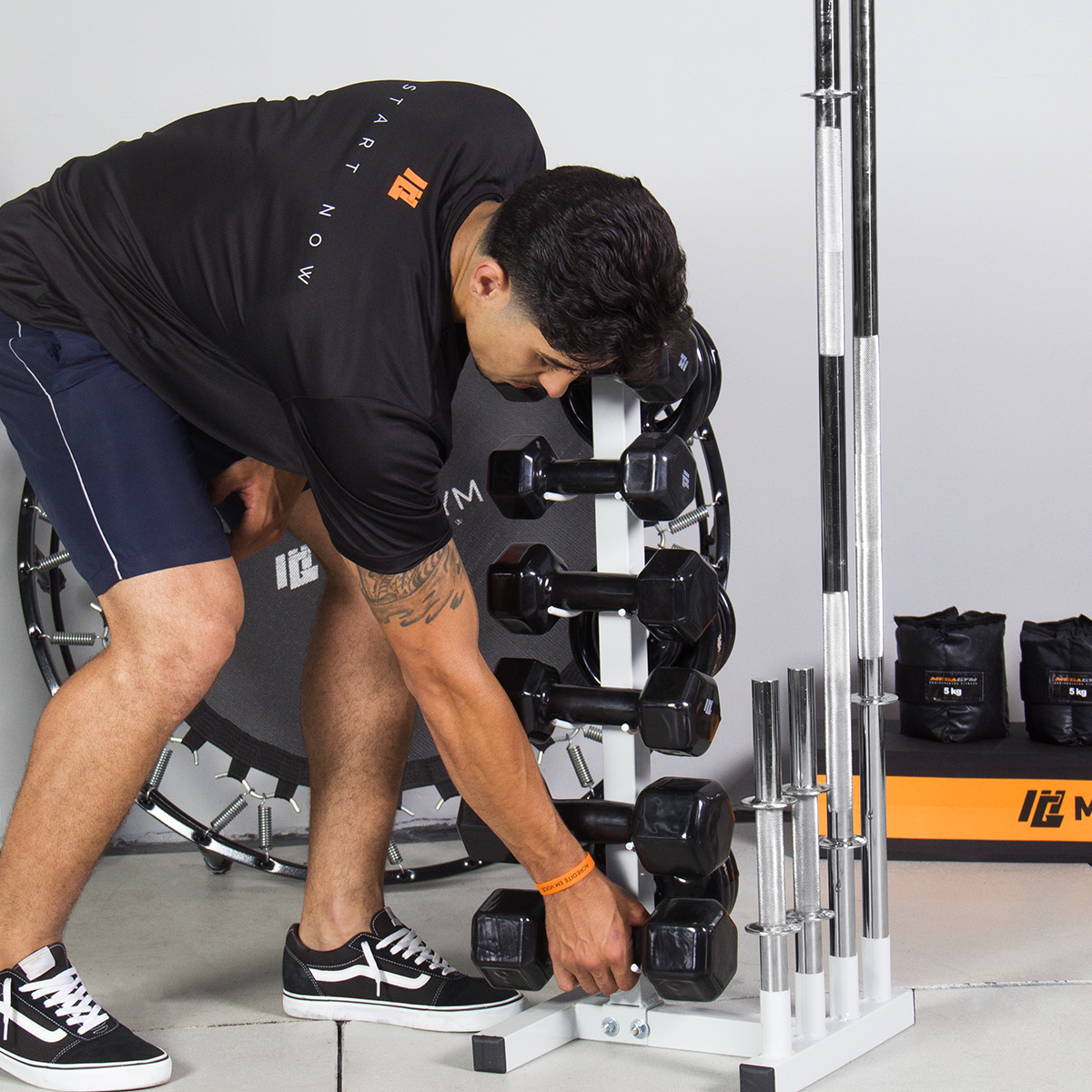 Suporte Expositor De Anilhas Barras E Halteres 200Kg