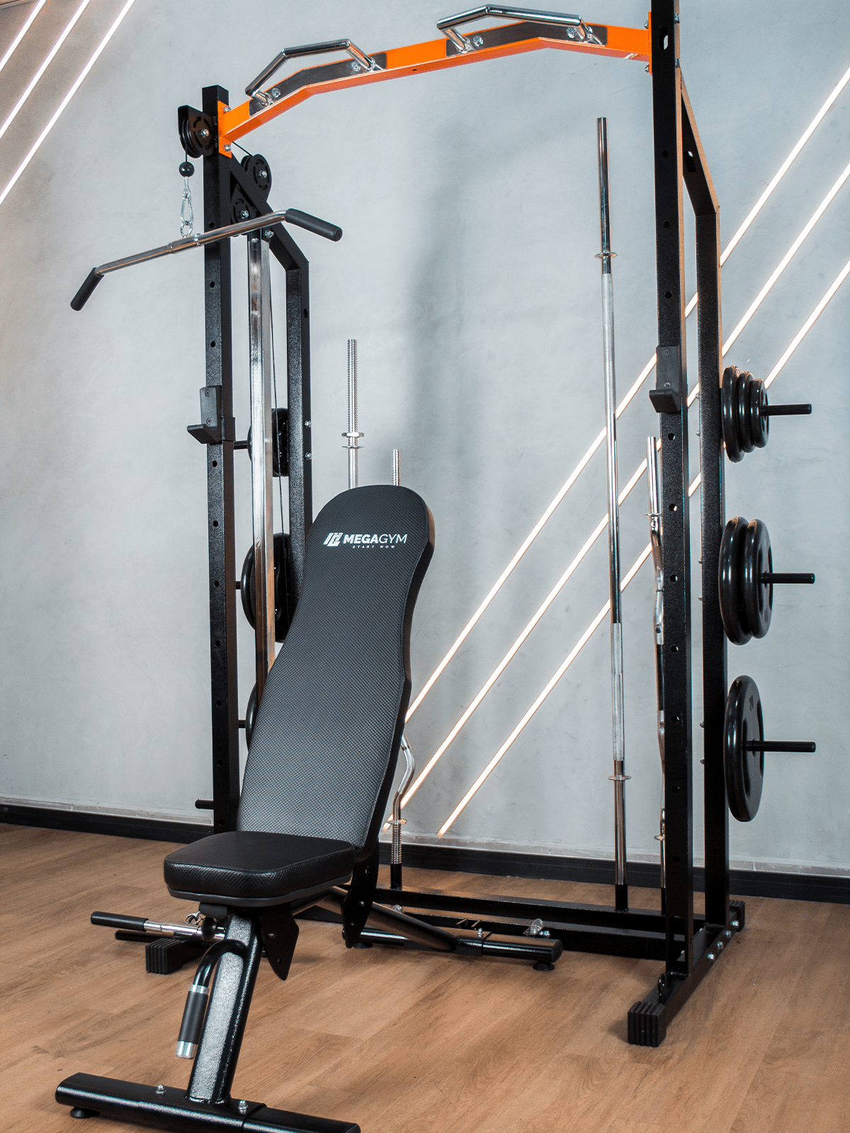 Banco Livre Ajustável Profissional M1 - MegaGym