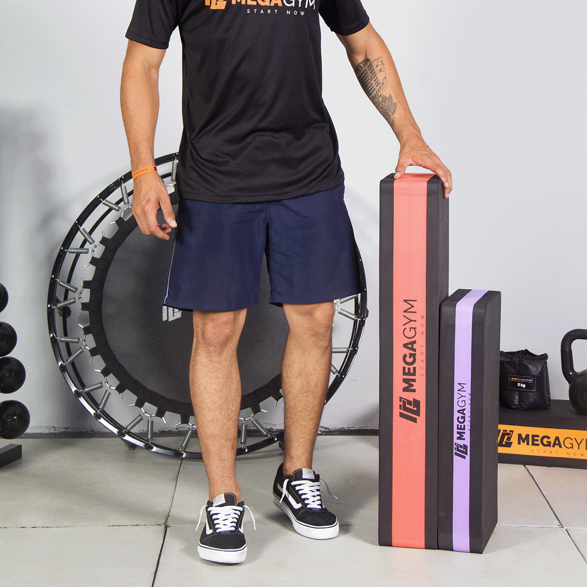 Step Profissional De EVA 90X28X14 Para Treino Aeróbico Musculação - MegaGym