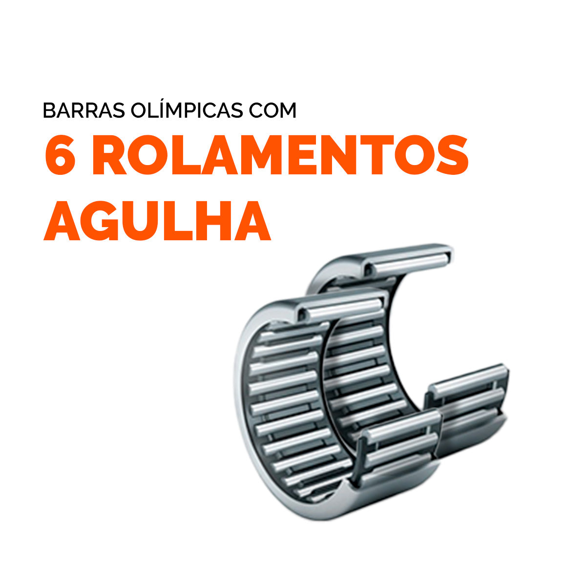 Barra Olímpica Cromada