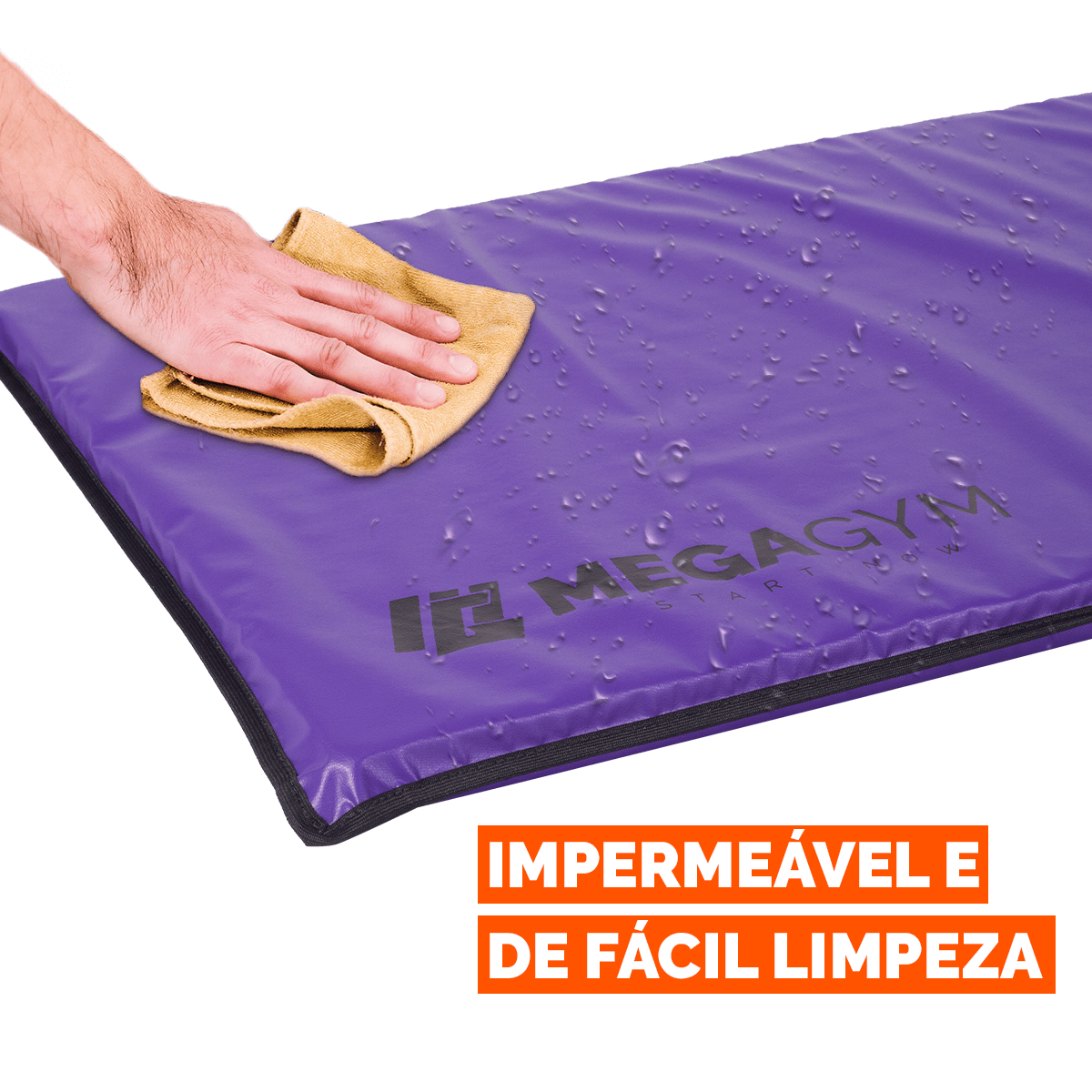 Colchonete De Academia 100x50x3 Para Treino Pilates Funcional - MegaGym