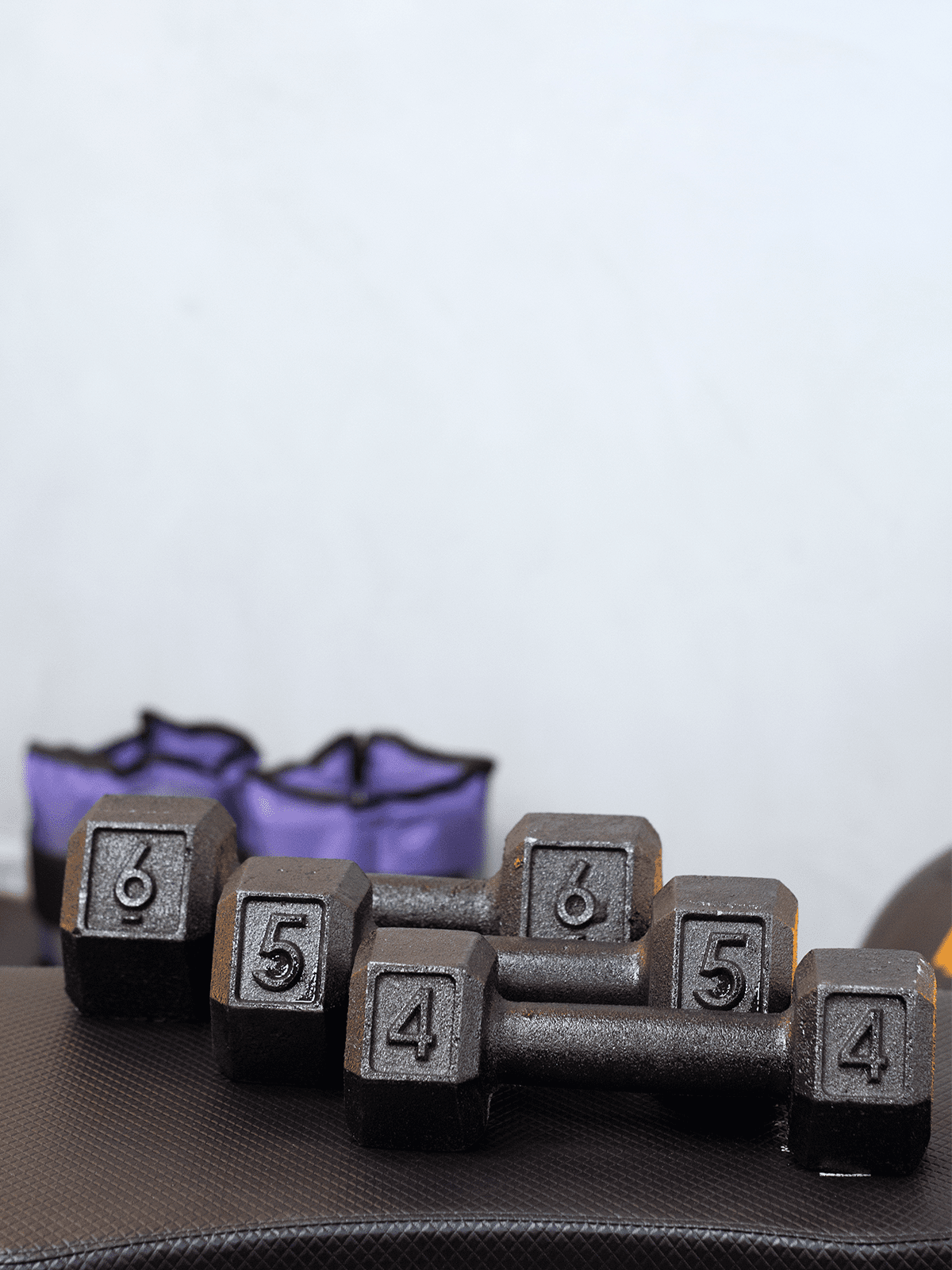 Halter Dumbbell Sextavado Pintado - MegaGym