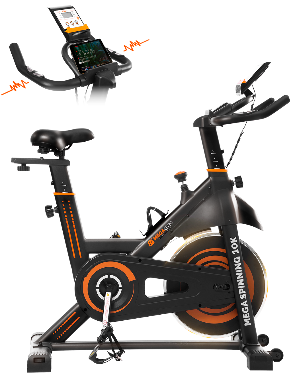 Bicicleta Ergométrica Bike Mega Spinning 10K