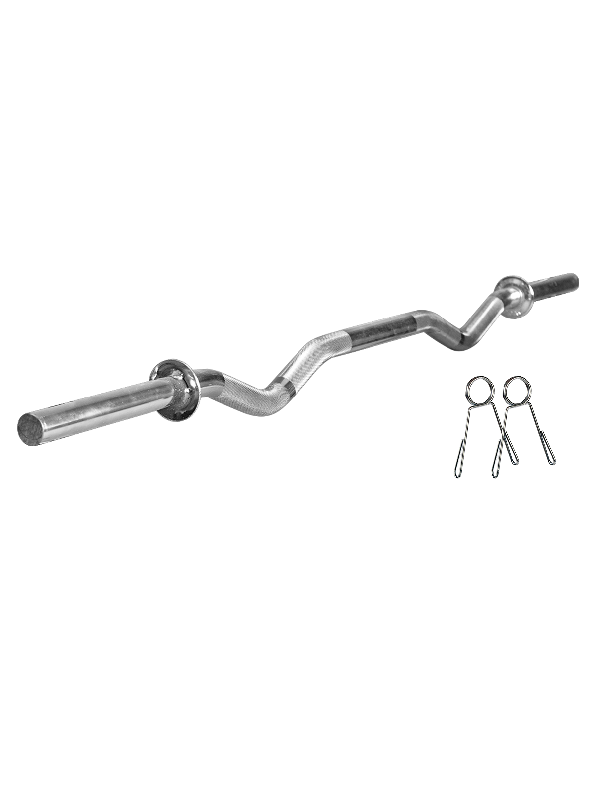 Barra De Academia W Maciça Cromada 1,20m Para Musculação MEGAGYM