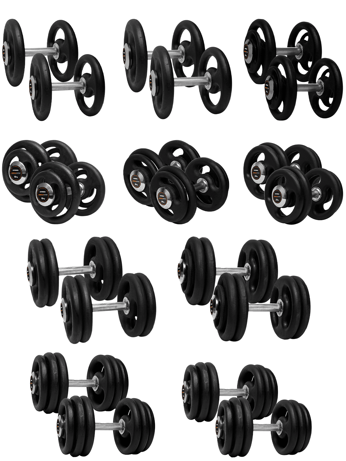 Kit Jogo De Dumbells Montados - MegaGym
