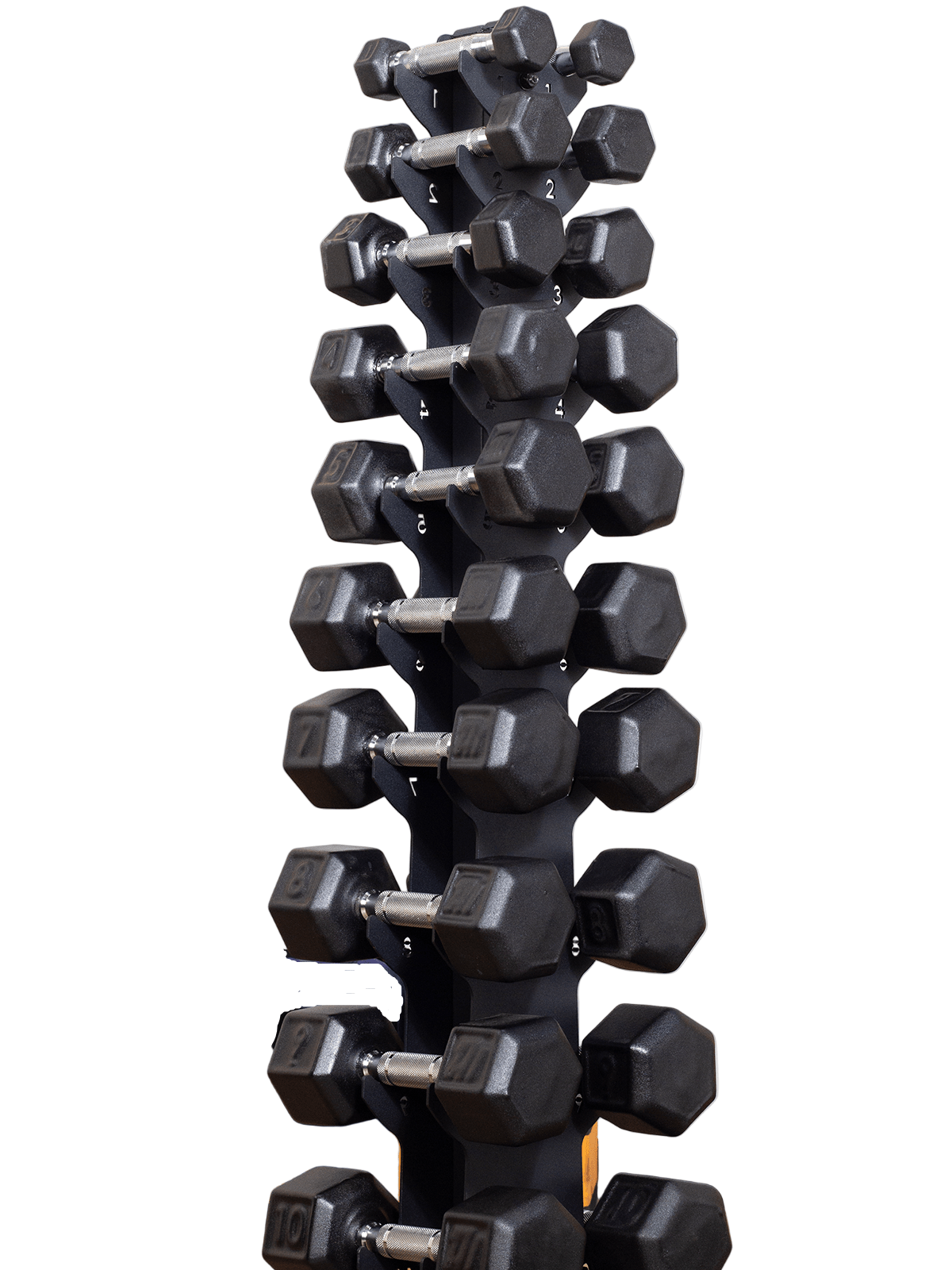 Torre Expositora Profissional para 20 Halteres de 01 A 10KG - MegaGym