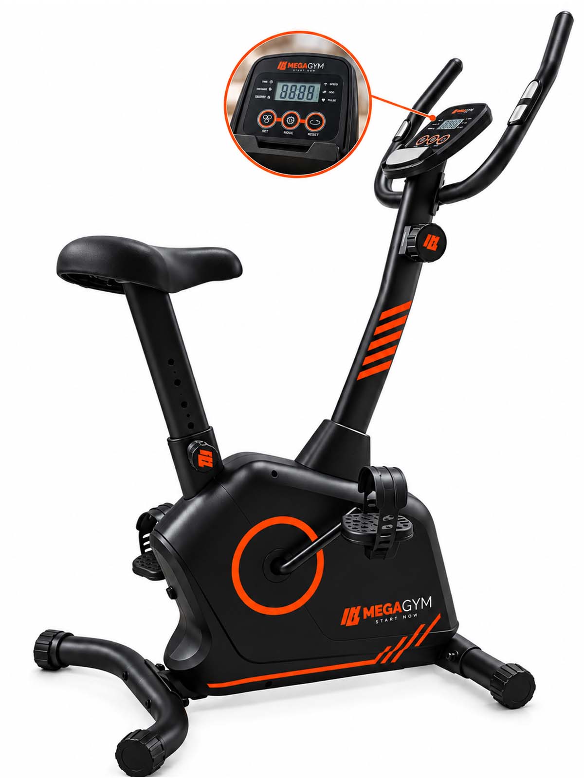 Bicicleta Ergométrica Vertical Soft Motion 3000 - MegaGym