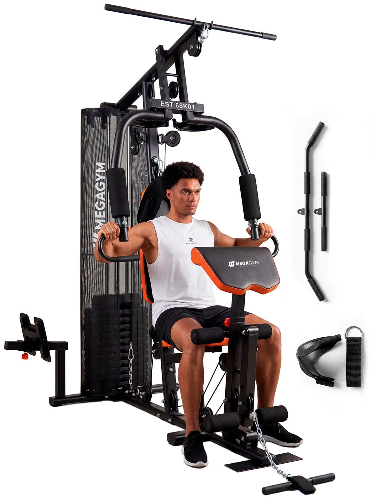 Estação de Musculação Multifuncional UrbanFit 65k - MegaGym