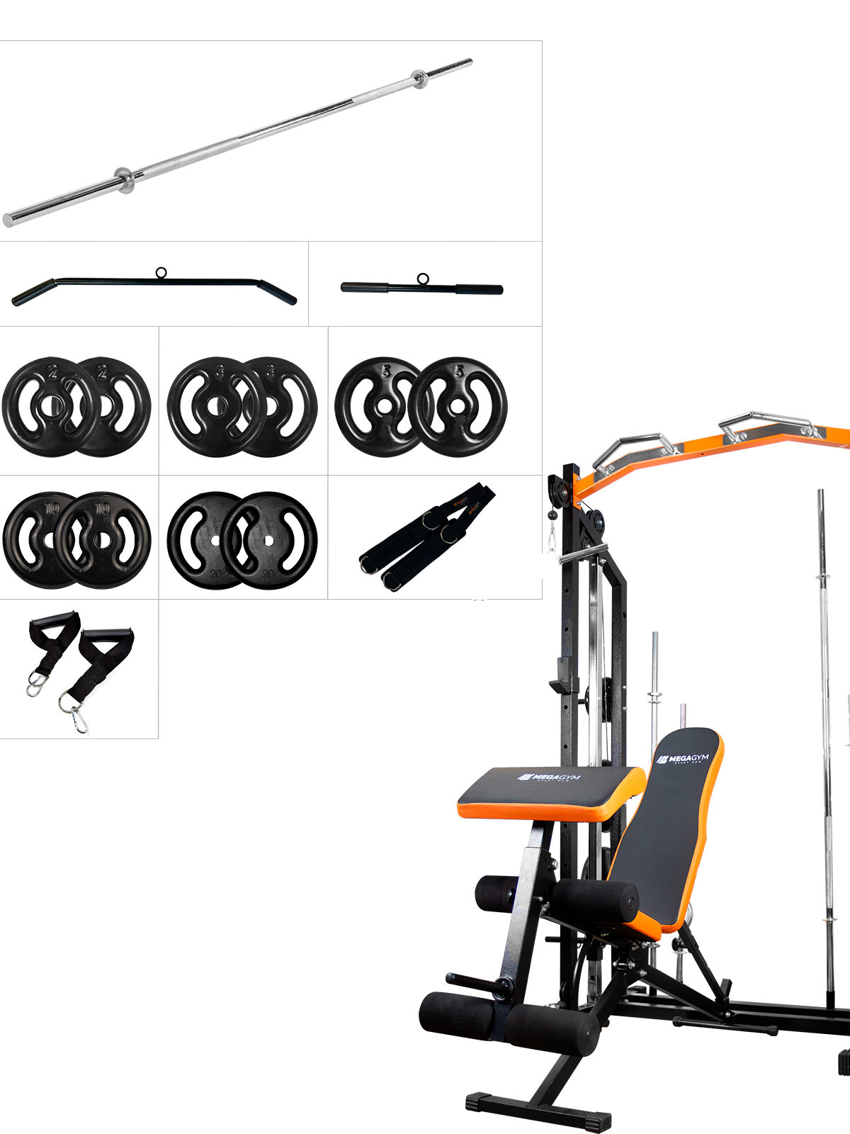 Kit 2 Rack Monocross Multifuncional